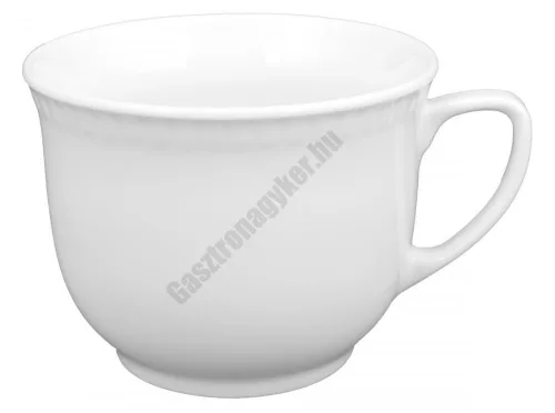 Bécsi bögre, 300 ml fehér porcelán