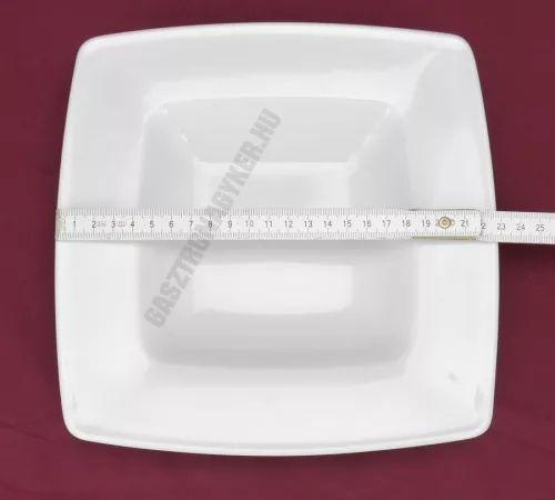 Victoria mélytányér 23 cm 350 ml szögletes