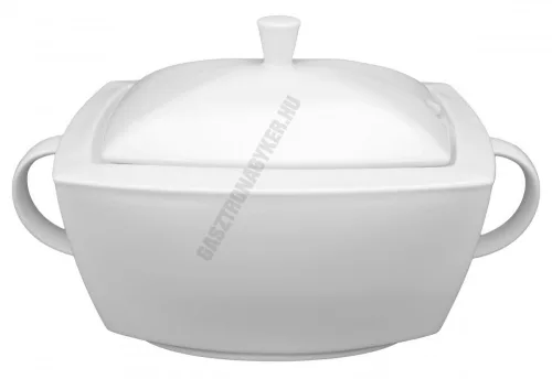 Victoria levestál+fedő 2,7 l, szögletes