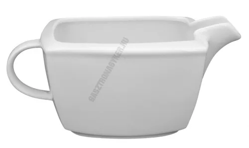 Victoria szószostálka 400 ml szögletes, porcelán