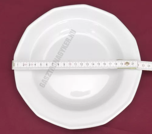 Mercury mélytányér 22 cm 300 ml, porcelán
