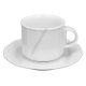 Mercury cappuccino csésze+alj 14 cm 150 ml, porcelán