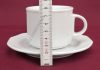 Mercury cappuccino csésze+alj 14 cm 150 ml, porcelán