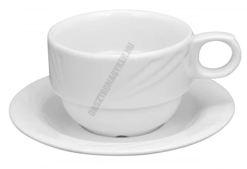 Arcadia teáscsésze és alj, 220 ml, porcelán