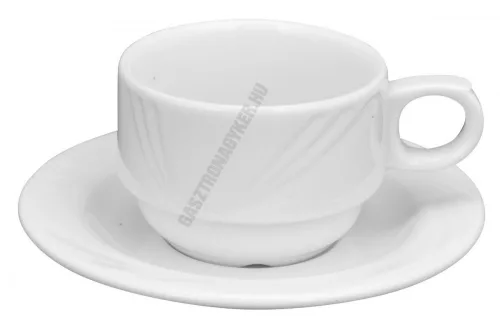 Arcadia cappuccino csésze+alj, porcelán 150 ml