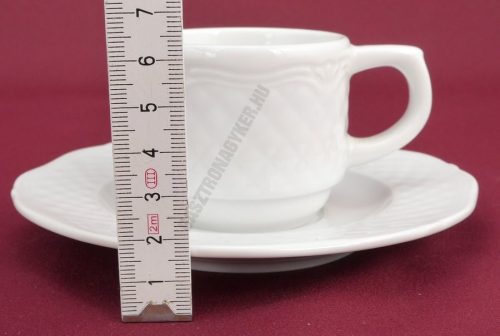 Afrodyta kávéscsésze+alj 100 ml porcelán