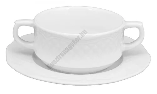 Afrodyta levescsésze+alj 300 ml porcelán