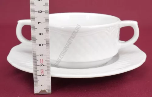 Afrodyta levescsésze+alj 300 ml porcelán