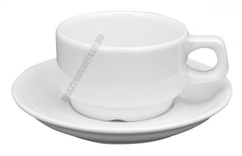 Kaszub kávéscsésze + alj 0,09 liter, porcelán