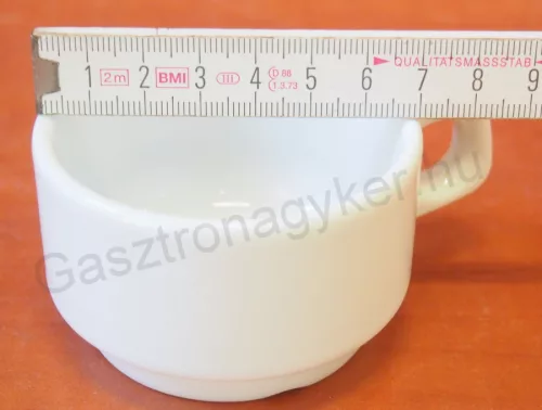 Kaszub kávéscsésze + alj 90 ml, porcelán