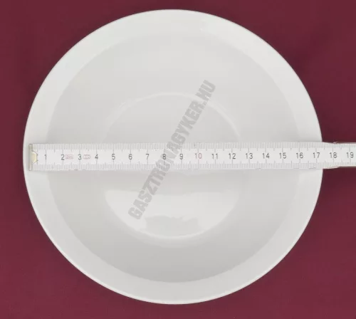 Gulyástál, menza levestálka, 18,5 cm porcelán, 600 ml