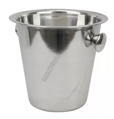 Pezsgősvödör, rozsdamentes 22 cm átmérő