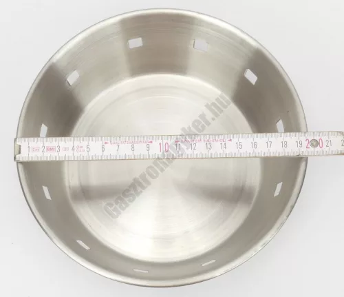 Kenyérkosár 20 cm, rozsdamentes