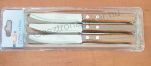 Fanyelű kés 9,5 cm penge