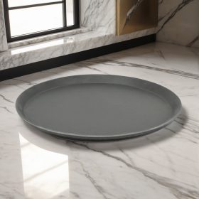 Csúszásmentes tálca, gumírozott, 35,5 cm kerek