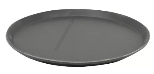 Csúszásmentes tálca, gumírozott, 35,5 cm kerek