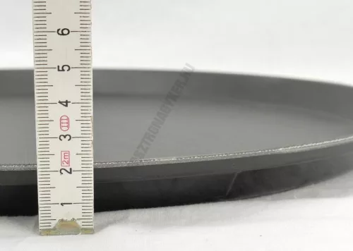 Csúszásmentes tálca, gumírozott, 35,5 cm kerek