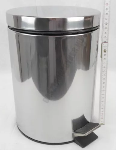 Pedálos szemetes 5 liter, kivehető vödörrel