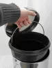 Pedálos szemetes 12 liter, kivehető vödörrel