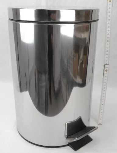 Pedálos szemetes 12 liter, kivehető vödörrel