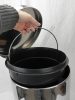 Pedálos szemetes 20 liter, kivehető vödörrel
