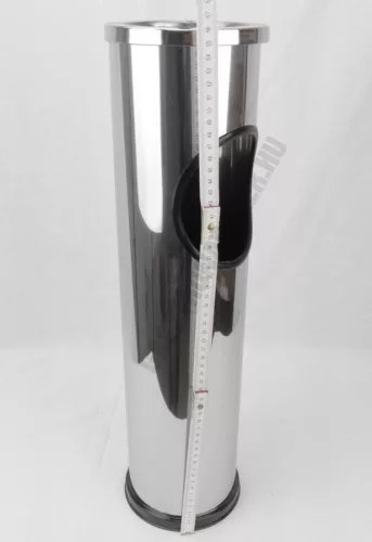 Álló hamuzó hulladéktartóval 56,5 cm, rozsdamentes