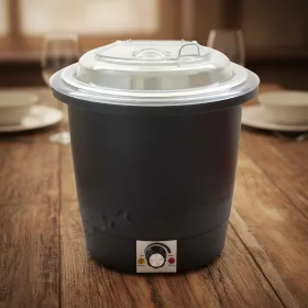   Elektromos leveses chafing, melegentartó, polikarbonát tetővel, 10 l