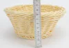 Kenyérkosár, kerek, 18,5×7,5 cm, polipropilén, bézs