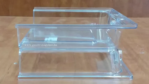 Flip-Top búra, GN 1/1 (32,5x53 cm), polikarbonát