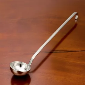   Merőkanál, 120 ml, űrmértékjelölt, nyélhossz: 34 cm, átmérő: 8 cm
