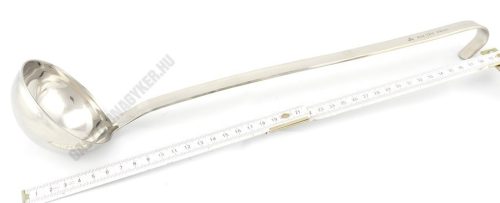 Merőkanál, 120 ml, űrmértékjelölt, nyélhossz: 34 cm, átmérő: 8 cm