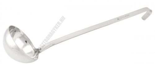 Merőkanál, 200 ml, űrmértékjelölt, nyélhossz: 34 cm, átmérő: 9 cm