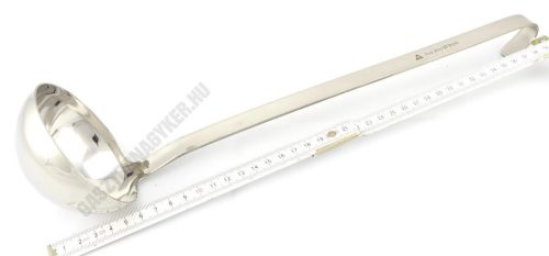 Merőkanál, 200 ml, űrmértékjelölt, nyélhossz: 34 cm, átmérő: 9 cm