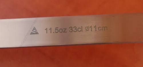 Merőkanál, 330 ml, űrmértékjelölt, nyélhossz: 40 cm, átmérő: 11 cm