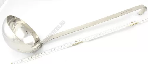 Merőkanál, 500 ml, űrmértékjelölt, nyélhossz: 41 cm, átmérő: 12 cm 