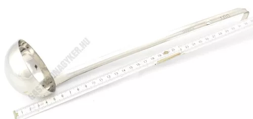 Merőkanál, 100 ml, 7,5×25,5 cm, rozsdamentes