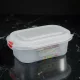 GN edény, 1/9 65 mm, 0,6 l, légmentesen záró fedővel, polipropilén
