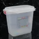 GN edény, 1/9 150 mm, 1,5 l, légmentesen záró fedővel, polipropilén