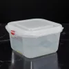 GN edény, 1/6 100 mm, 1,7 l, légmentesen záró fedővel, polipropilén 