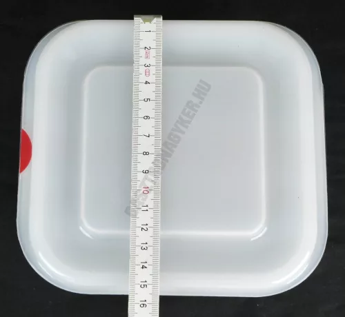 GN edény, 1/6 100 mm, 1,7 l, légmentesen záró fedővel, polipropilén 