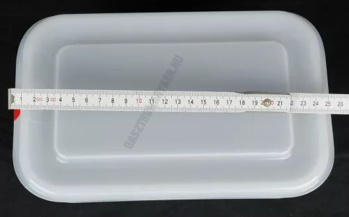 GN edény, 1/4 100 mm, 2,8 l, légmentesen záró fedővel, polipropilén