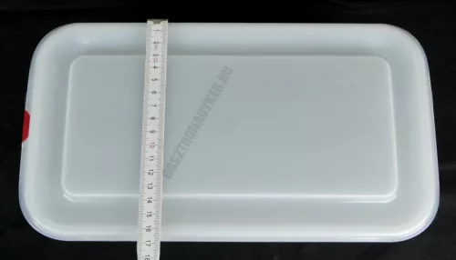GN edény, 1/3 100 mm, 4 l, légmentesen záró fedővel, polipropilén