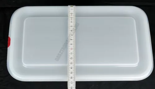 GN edény, 1/3 150 mm, 6 l, légmentesen záró fedővel, polipropilén