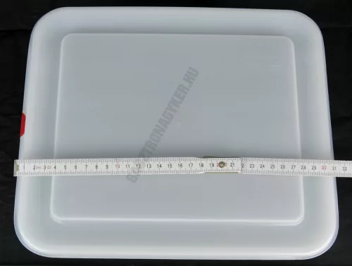 GN edény, 1/2 150 mm, 10 l, légmentesen záró fedővel, polipropilén