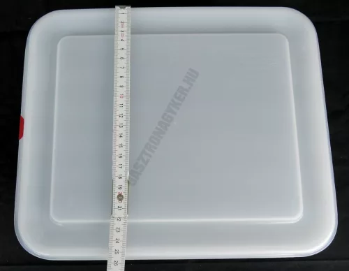 GN edény, 1/2 150 mm, 10 l, légmentesen záró fedővel, polipropilén