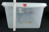 GN edény, 1/1 200 mm, 28 liter, fedővel, polipropilén