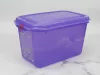 GN edény, 1/4 150 mm, 4,3 l, légmentesen záró fedővel, lila anti-allergén, polipropilén