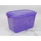 GN edény, 1/4 150 mm, 4,3 l, légmentesen záró fedővel, lila anti-allergén, polipropilén