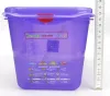 GN edény, 1/4 150 mm, 4,3 l, légmentesen záró fedővel, lila anti-allergén, polipropilén