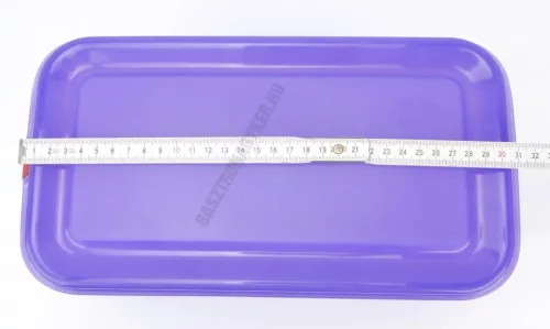 GN edény, 1/3 150 mm, 6 l, légmentesen záró fedővel, lila, anti-allergén, polipropilén